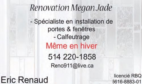 Renovation Megan Jade